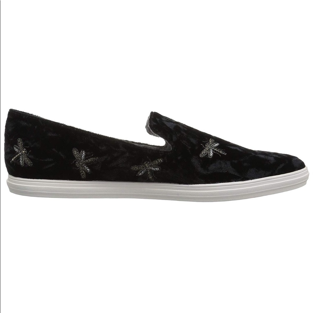 Black Dragonfly Effect Detail  Loafer Sneaker Flat_6